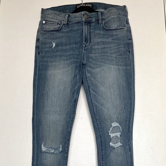 Express (NWOT) Mid Rise Legging Jeans  /Size 8 - Picture 1 of 9
